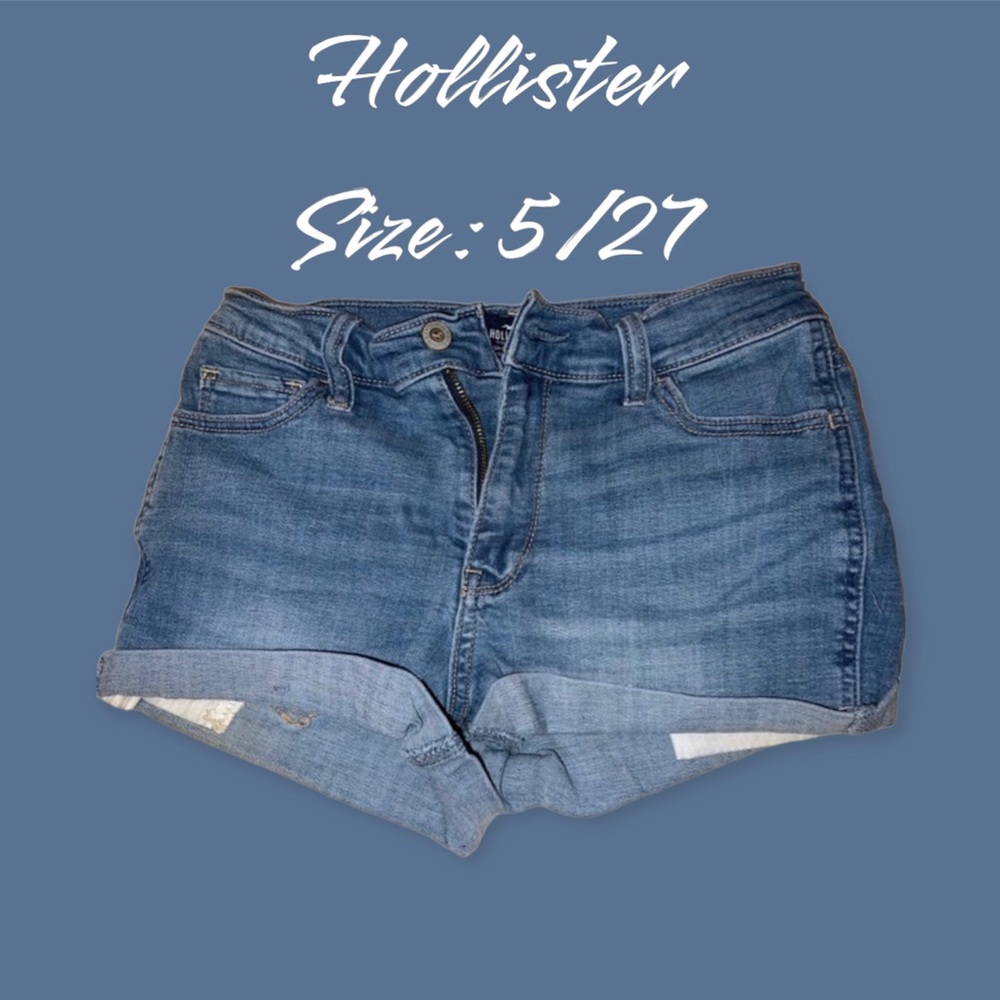 Hollister blue Jean shorts! Bundle and save!